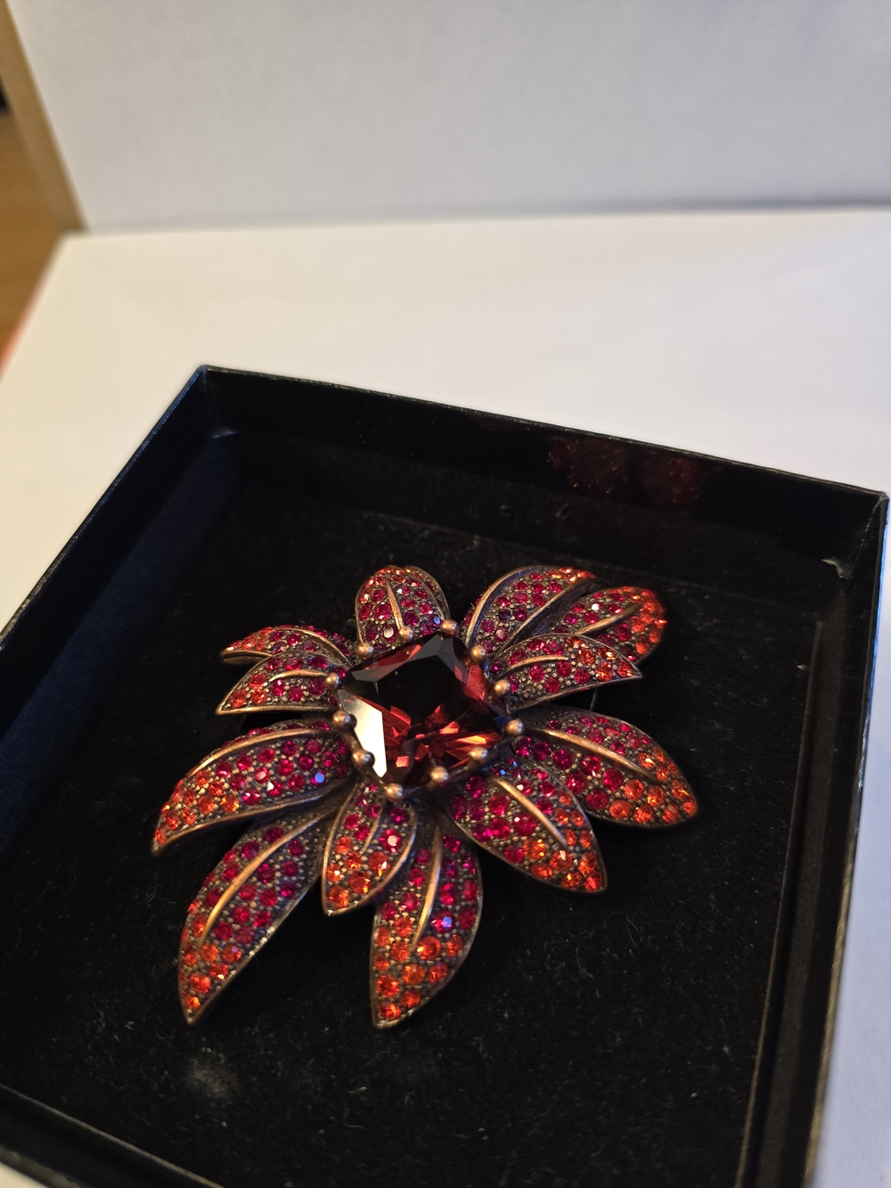 JOAN RIVERS CLASSICS COLLECTION Crystal Floral Brooch - Women's Jewelry - Picture 3 of 11